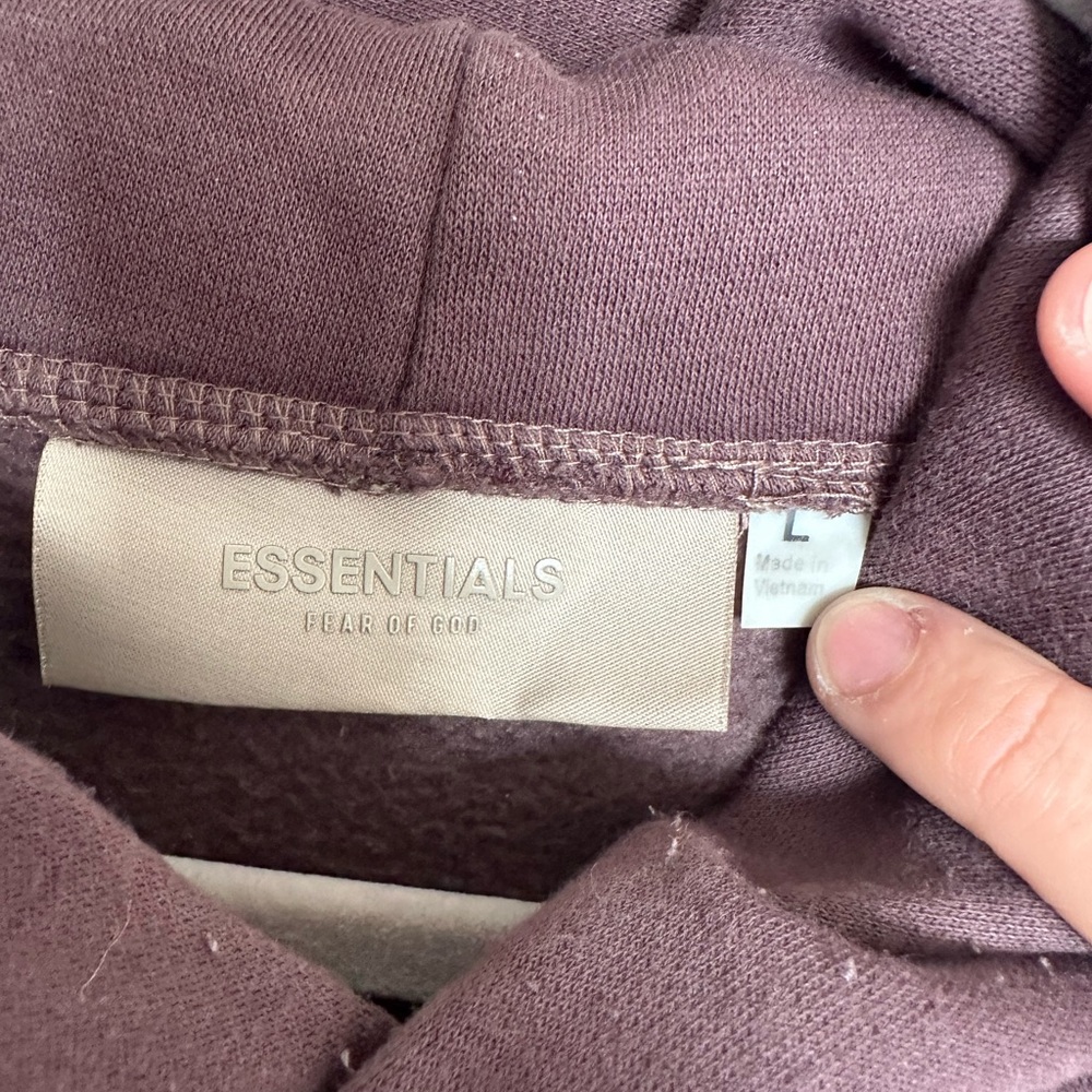Essentials Brown Hoodie - Picture 7 of 8